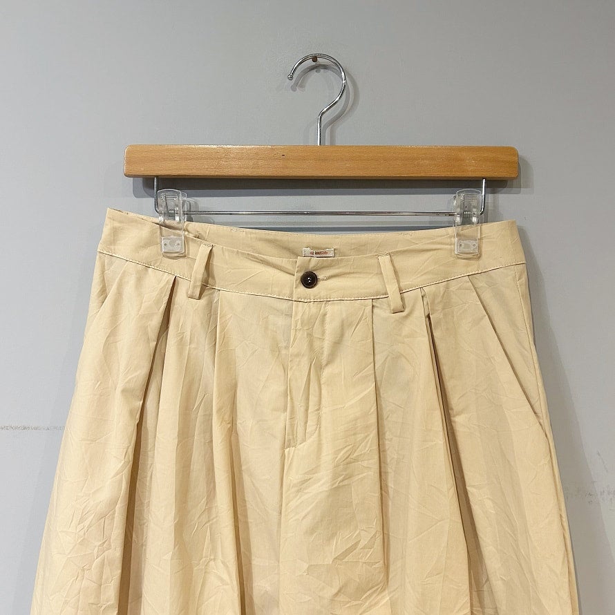 apuntob Wide Trousers crinkle popeline | PLEASE