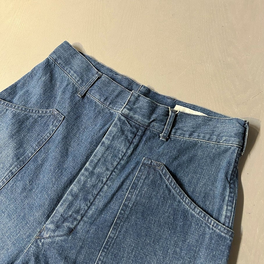chimala(チマラ) US NAVY デニムワークパンツ chimala US NAVY DENIM WORK PANTS | PLEASE