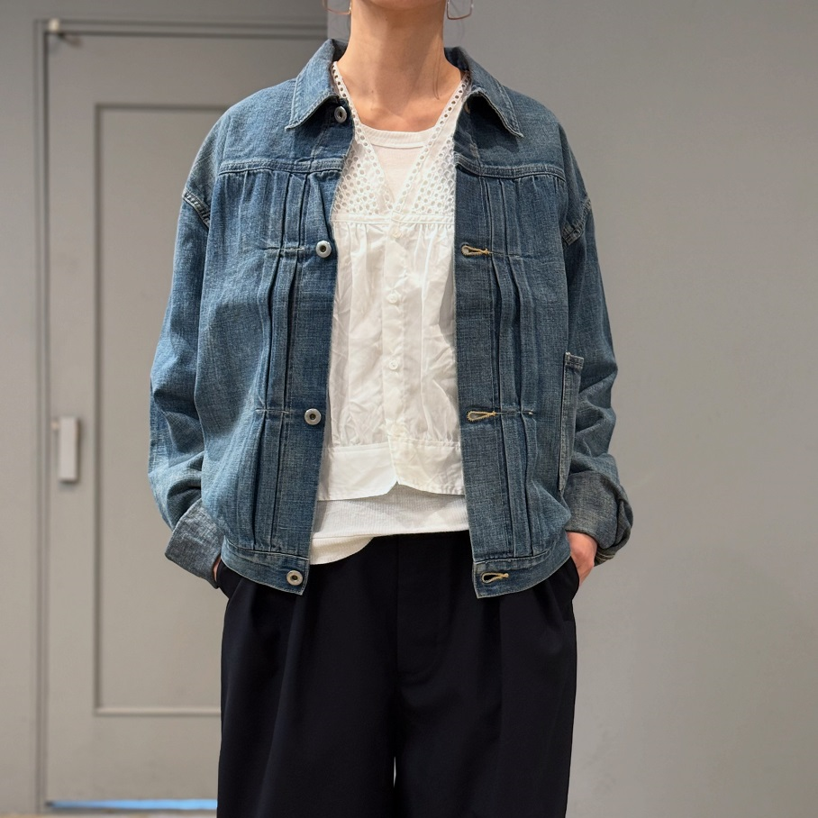購入者様決まりました。chimalá DENIM SHORT JACKET chimala DENIM SHORT WORK JACKET ¥52000(¥57200) . 身幅
