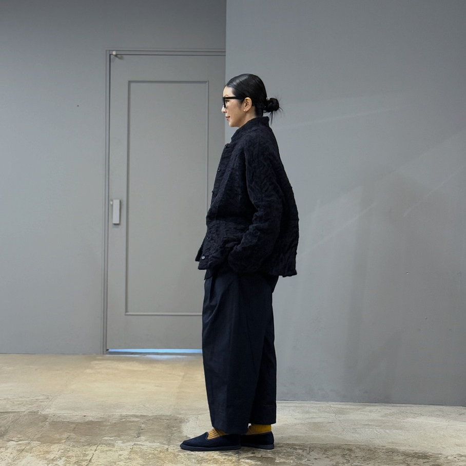 apuntob Jacket plain cotton and linen | PLEASE