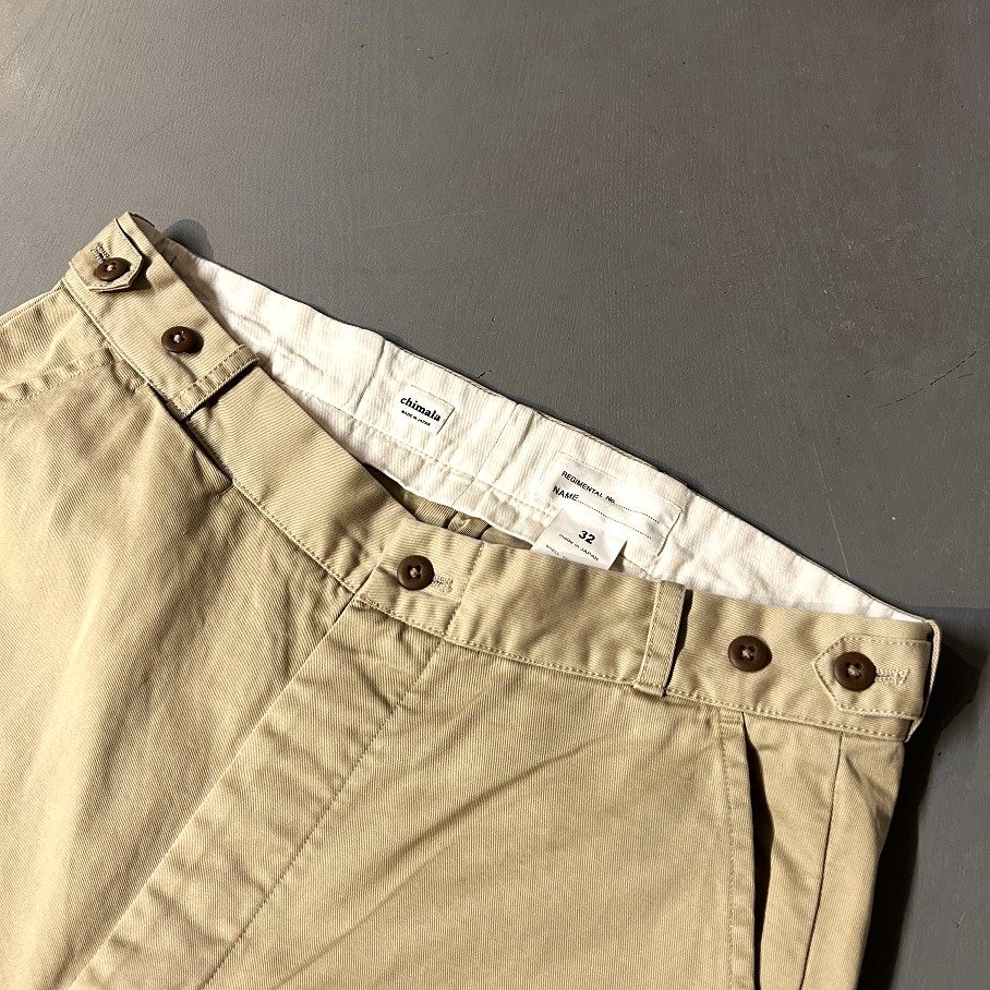 chimala WAIST ADJUSTABLE DENIM PANTS | PLEASE