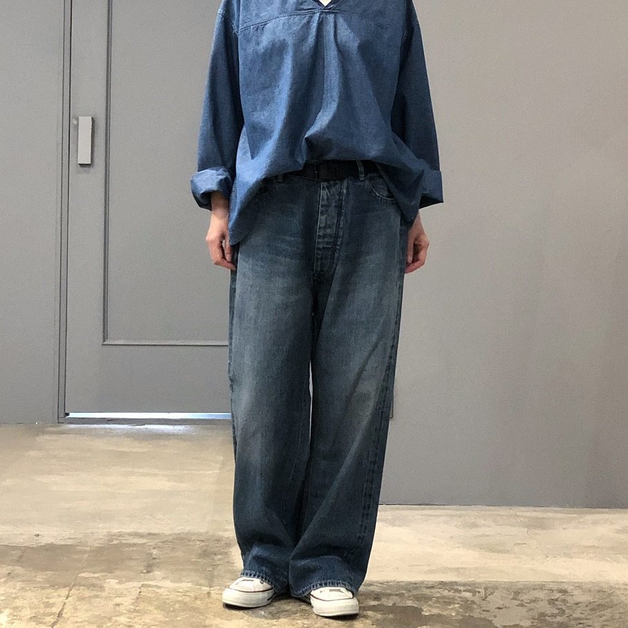 chimala SELVEGE DENIM DEEP RISE BAGGY CUT | PLEASE