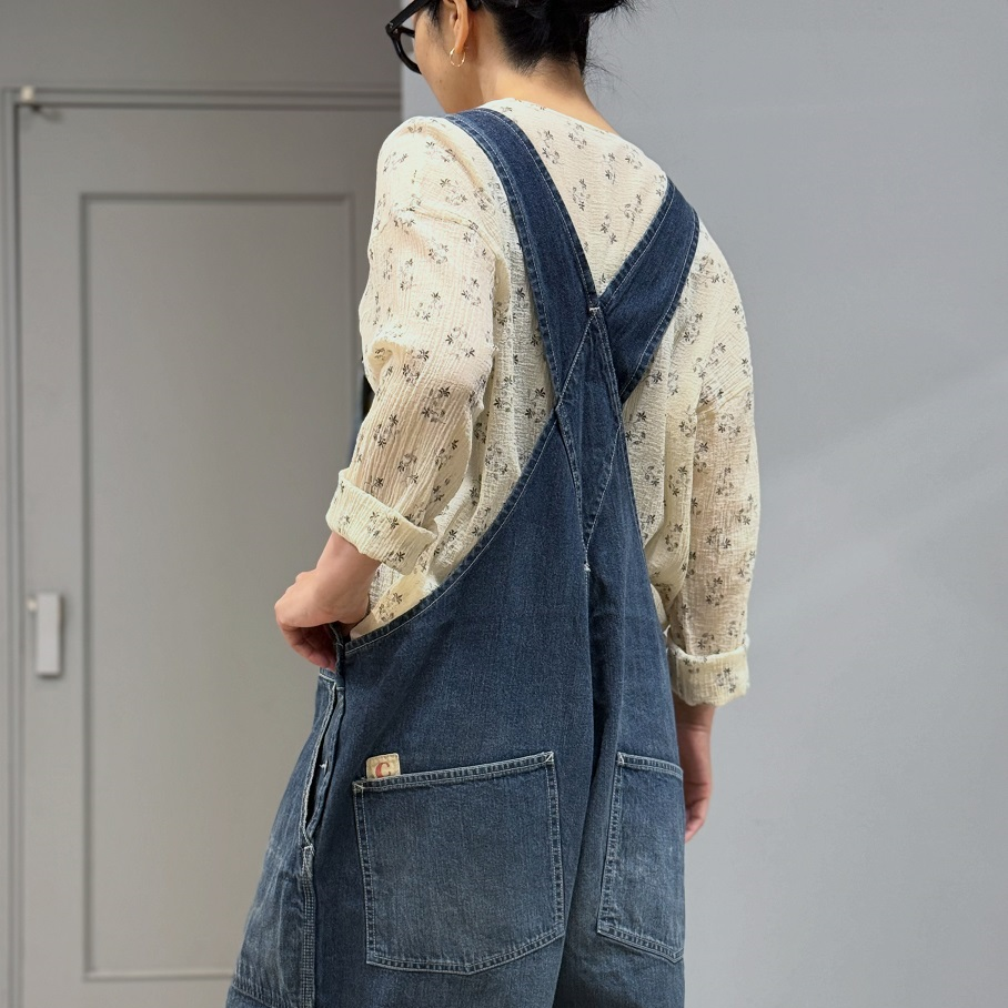 chimala DENIM OVERALL | PLEASE