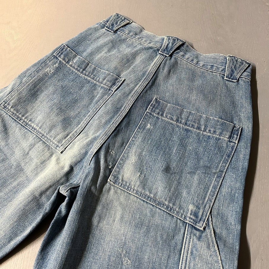 chimala DENIM PAINTER PANTS | PLEASE