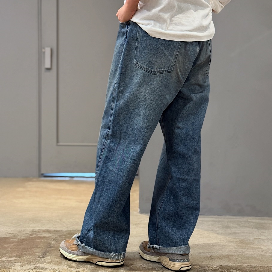 chimala SELVEGE DENIM DEEP RISE BAGGY CUT | PLEASE