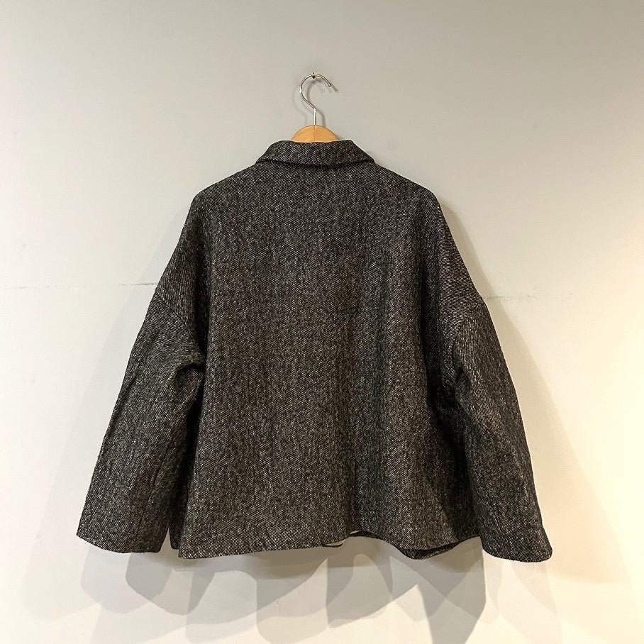 apuntob Jacket plain cotton and linen | PLEASE