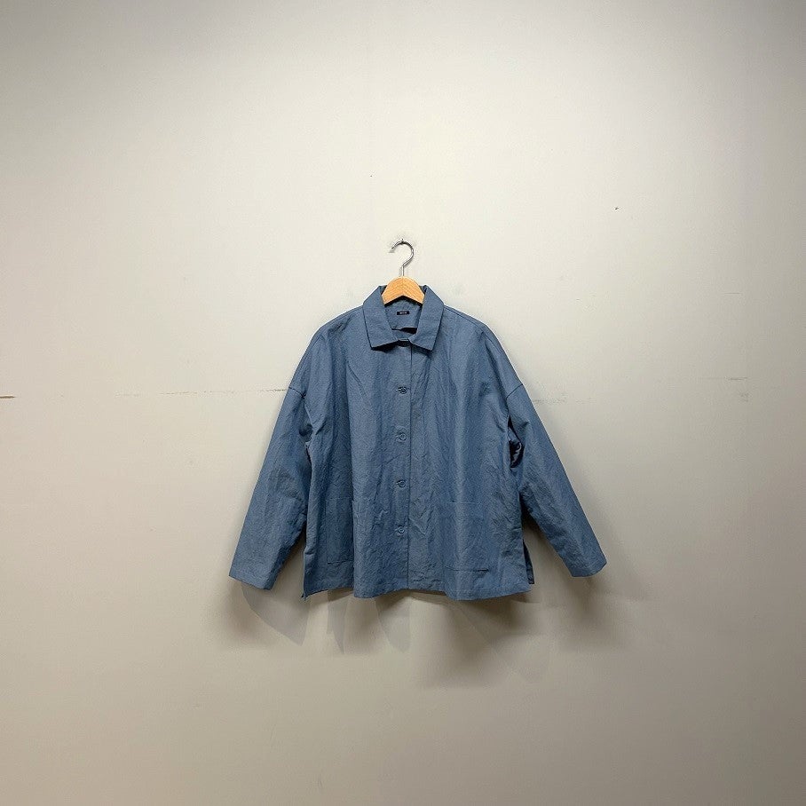 apuntob Jacket plain cotton and linen | PLEASE