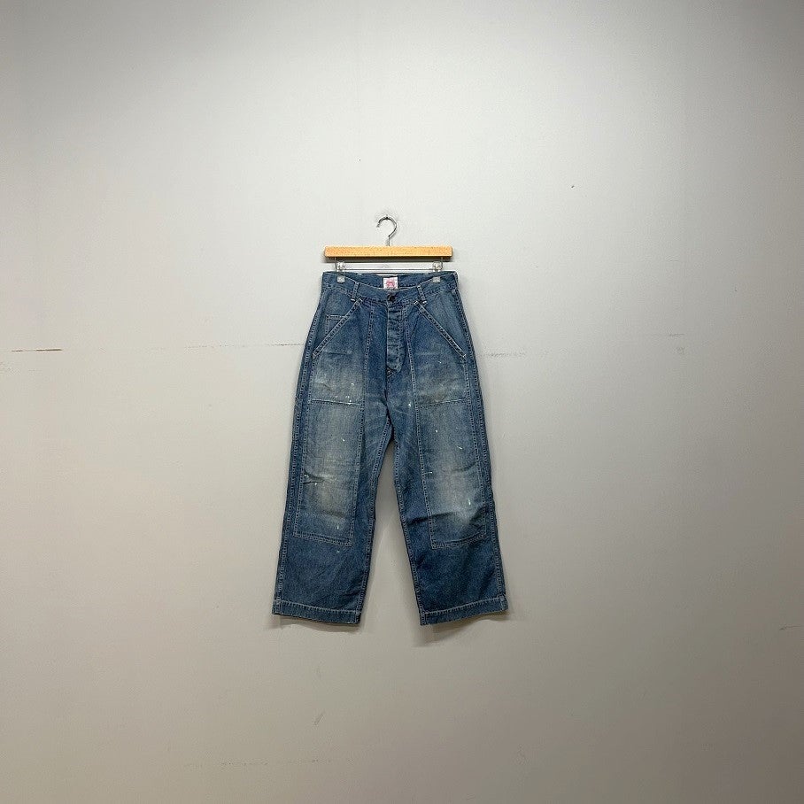 chimala DENIM PAINTER PANTS | PLEASE