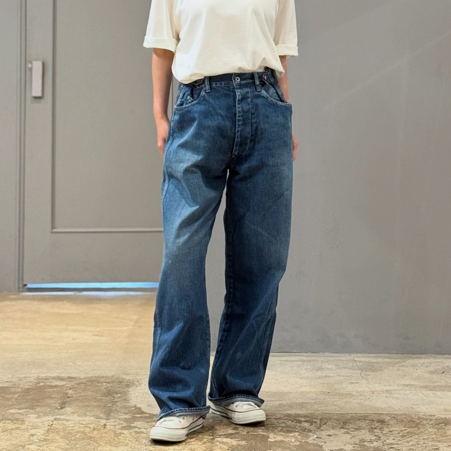 chimala WAIST ADJUSTABLE DENIM PANTS | PLEASE