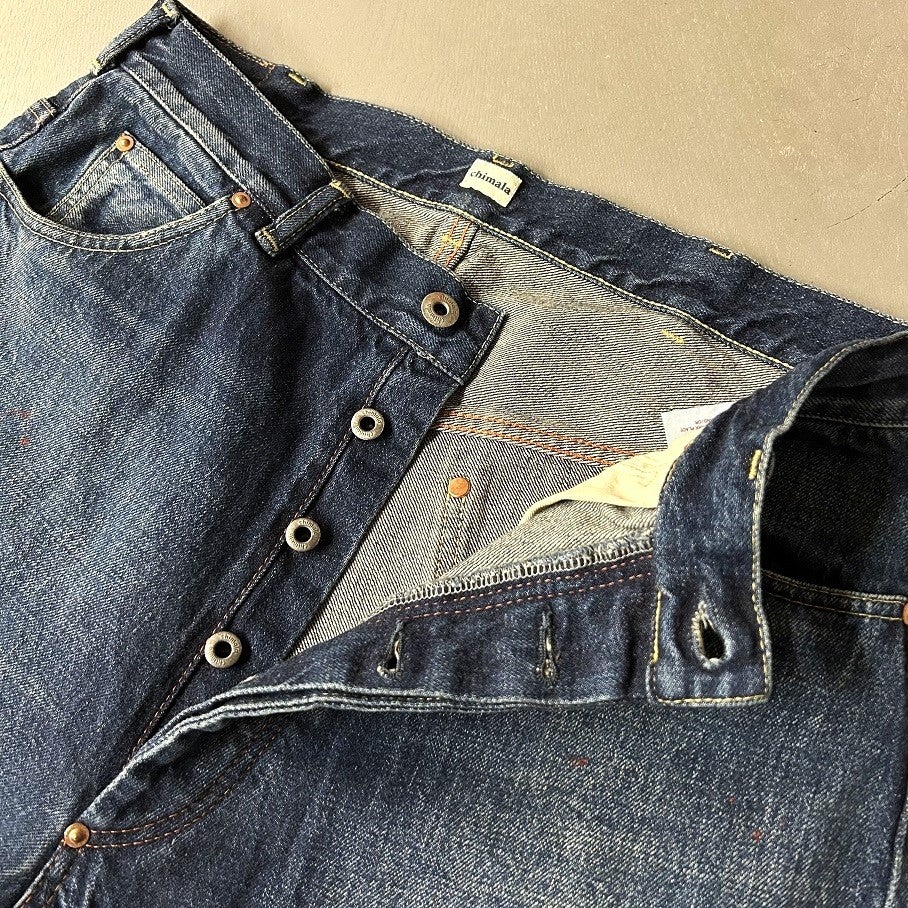 chimala SELVEGE DENIM BAGGY CUT | PLEASE