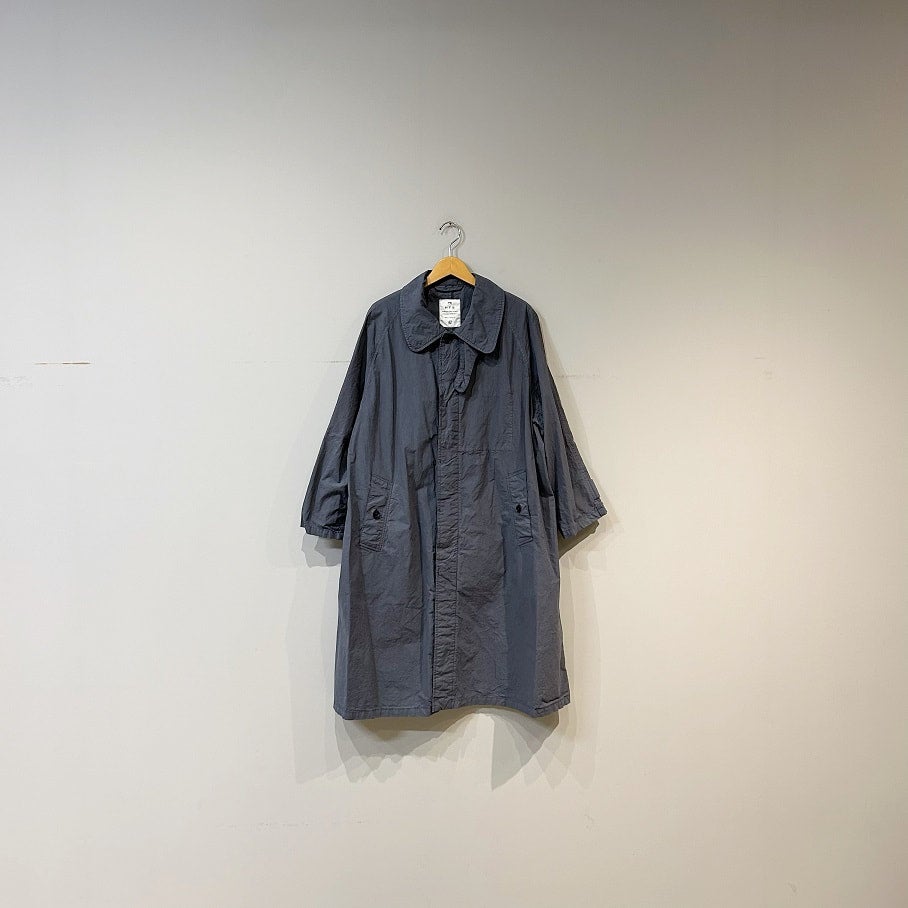 HTS LIGHT WEIGHT COTTON OVERDYED BALMACAAN COAT | PLEASE HTS LIGHT WEIGHT COTTON OVERDYED BALMACAAN COAT | PLEASE