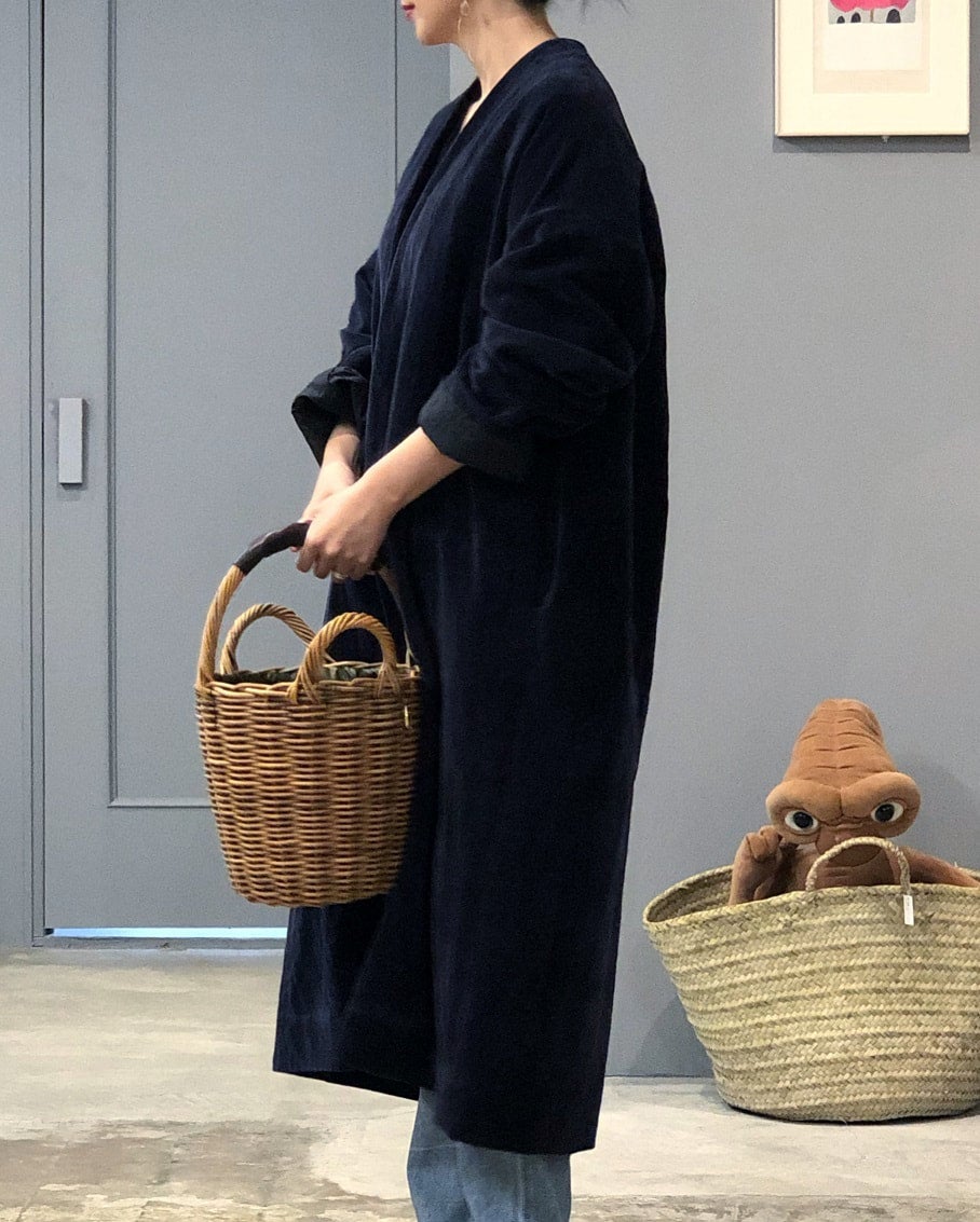 ebagos オカイモノカゴ　BLUE エバゴス ebagos オカイモノカゴ BLUE エバゴス ebagos エバゴス かごバッグ