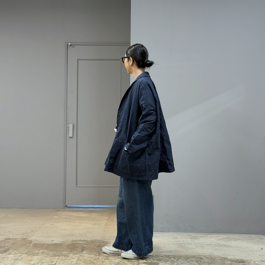 apuntob Jacket plain cotton and linen | PLEASE