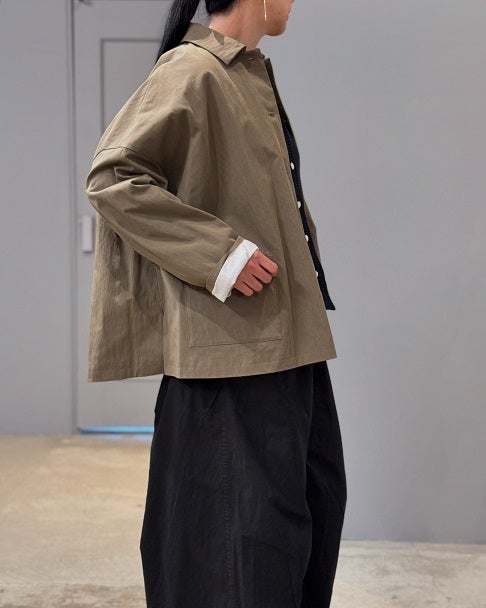 apuntob Jacket plain cotton and linen | PLEASE