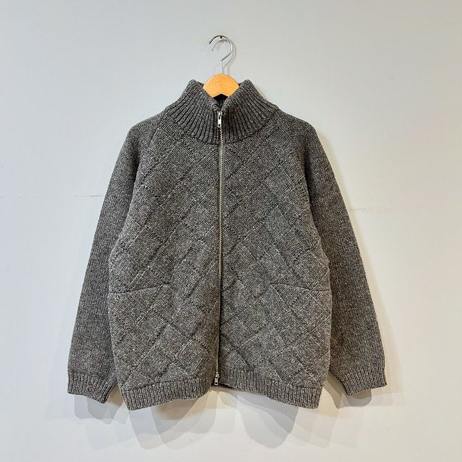 SUNSHINE+CLOUD FULL ZIP KNIT | PLEASE