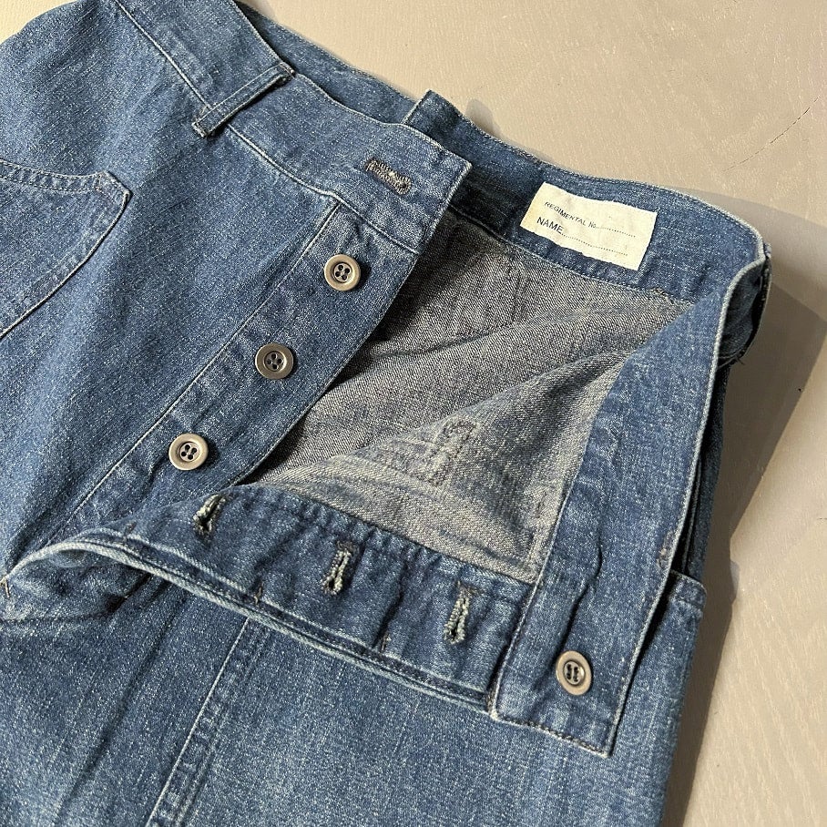 chimala US NAVY DENIM WORK PANTS | PLEASE