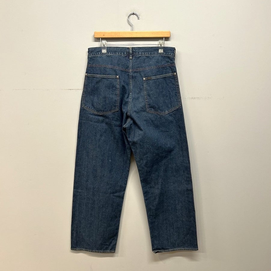 chimala WAIST ADJUSTABLE DENIM PANTS | PLEASE