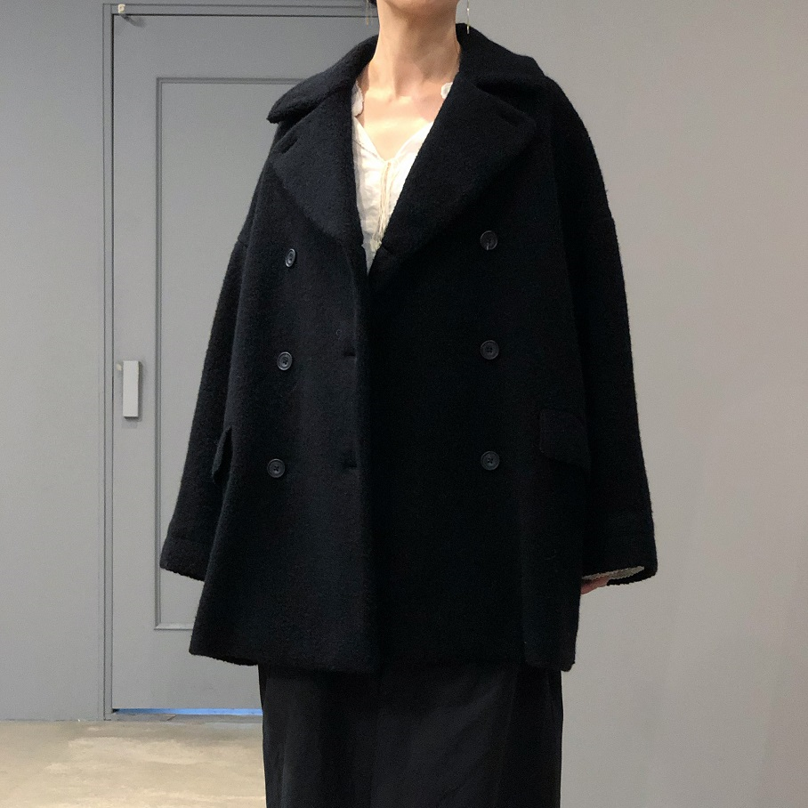 メゾンドソイル　ボアダブルコート maison de soil メゾンドソイル リサイクル ボアウール ダブル