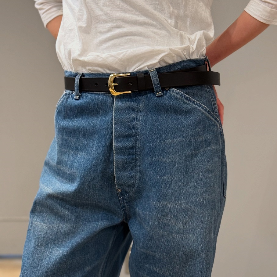 そるとんです maison de soil 9.5oz ONE WASH DENIM CULOTTES | PLEASE