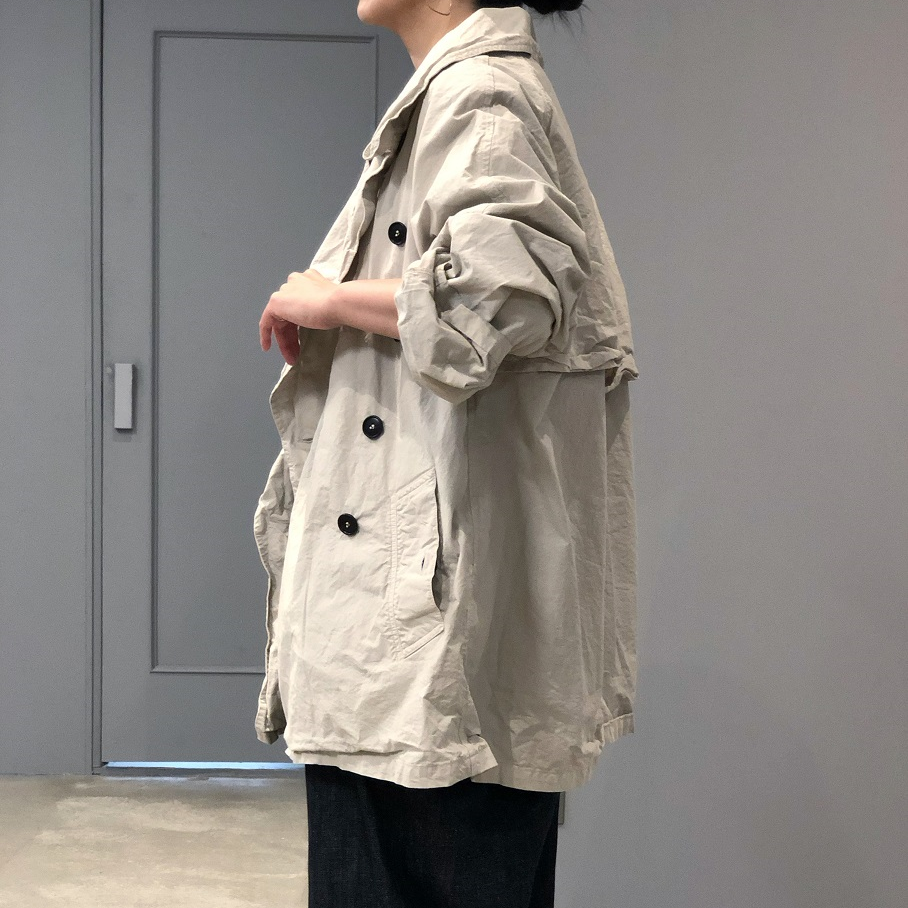 HTS] OVERDYED DOUBLE OVER COAT-