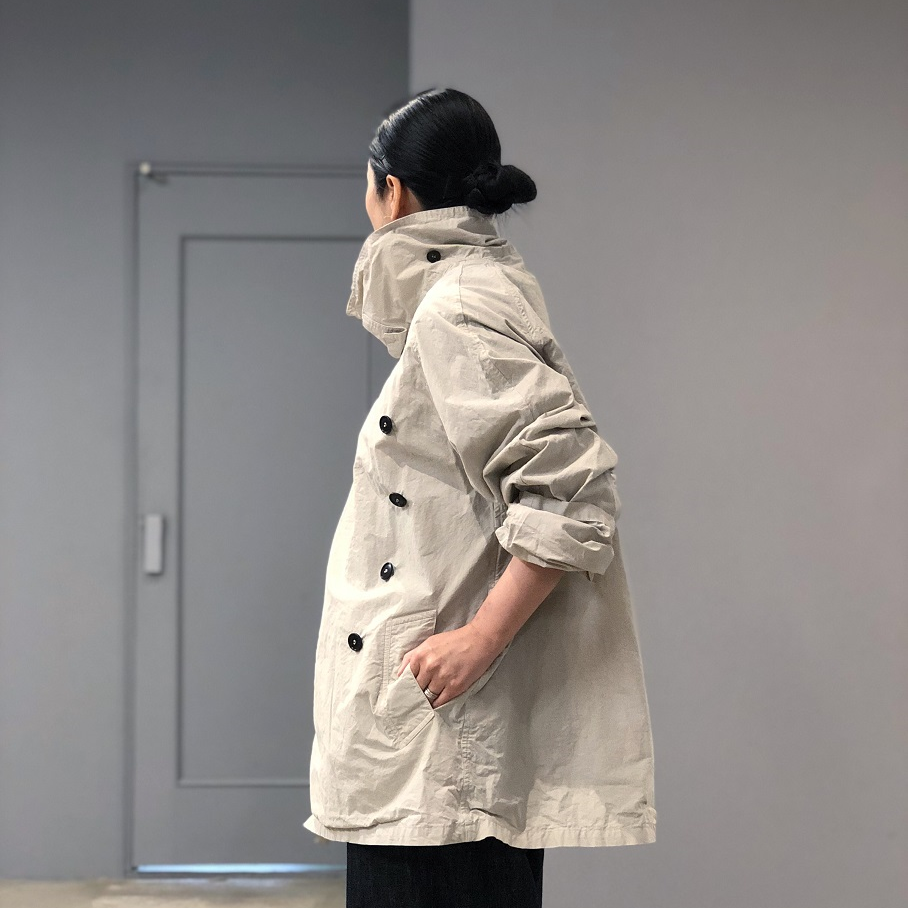 HTS] OVERDYED DOUBLE OVER COAT-